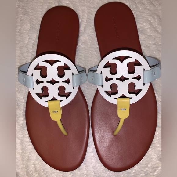 Miller Colorblocked Leather Sandals